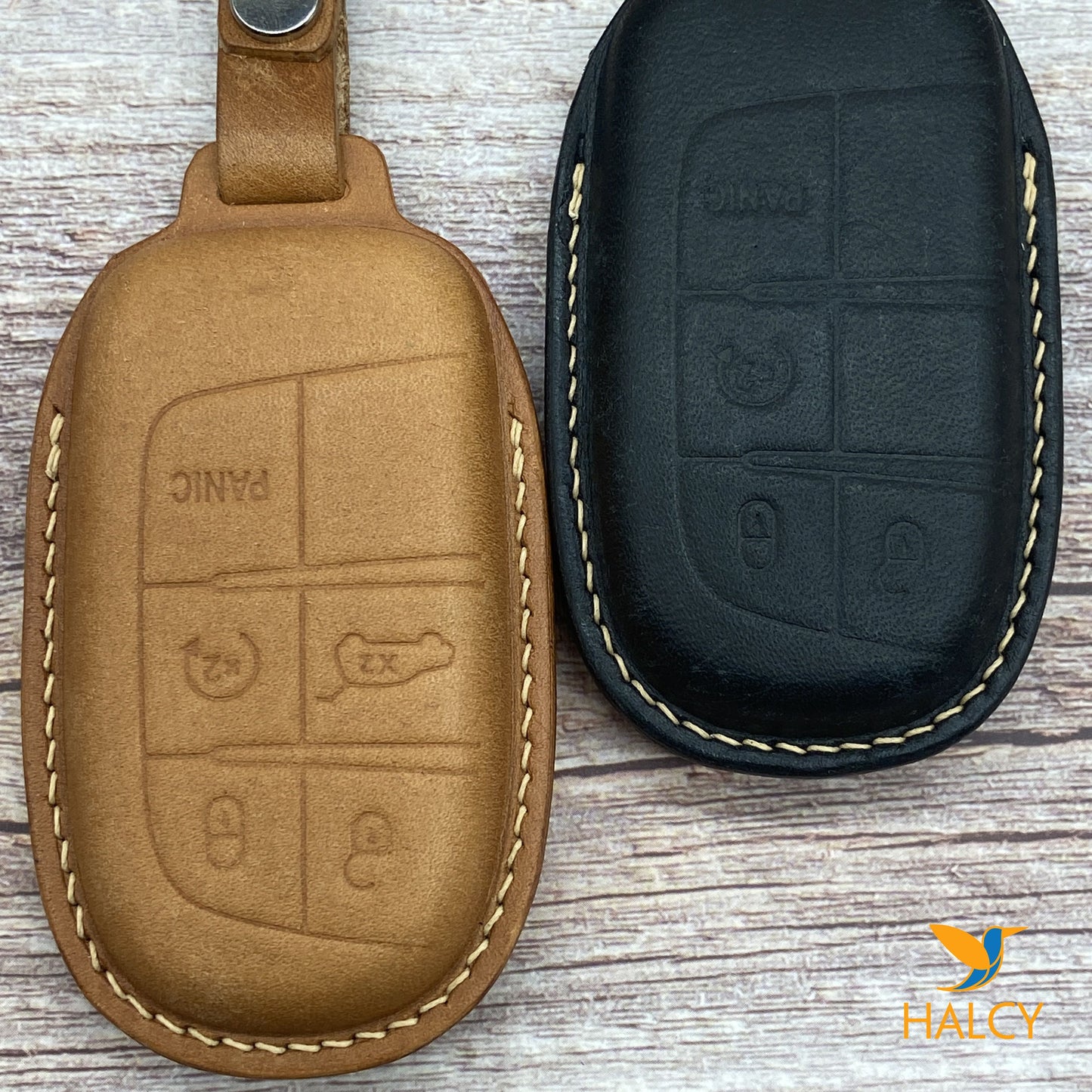 Leather Key Case for 2020-2025 Hornet, Durango, Charger - Custom Fob Gift