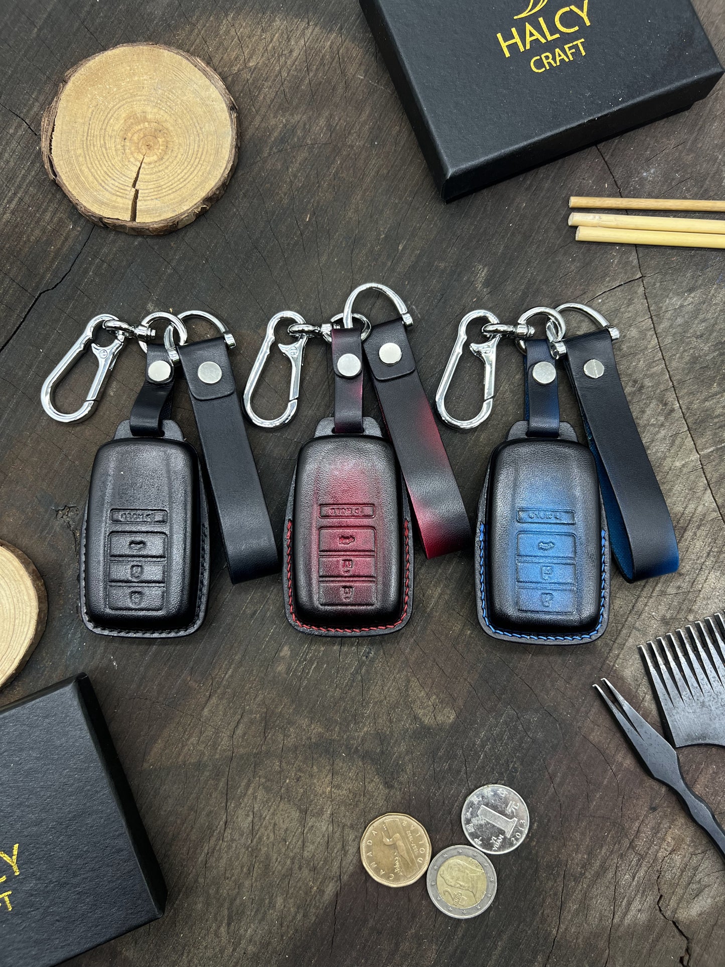 Leather Key Case for 2020-2025 Integra, TLX, RDX, MDX, ZDX - Custom Fob Gift
