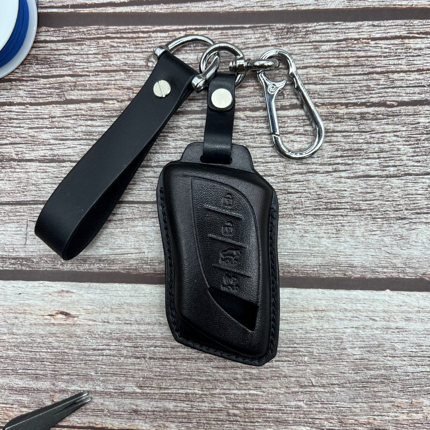 Leather Key Case for 2020-2025 IS, ES, nx, rx, gx, lx, rz - Custom Fob Gift