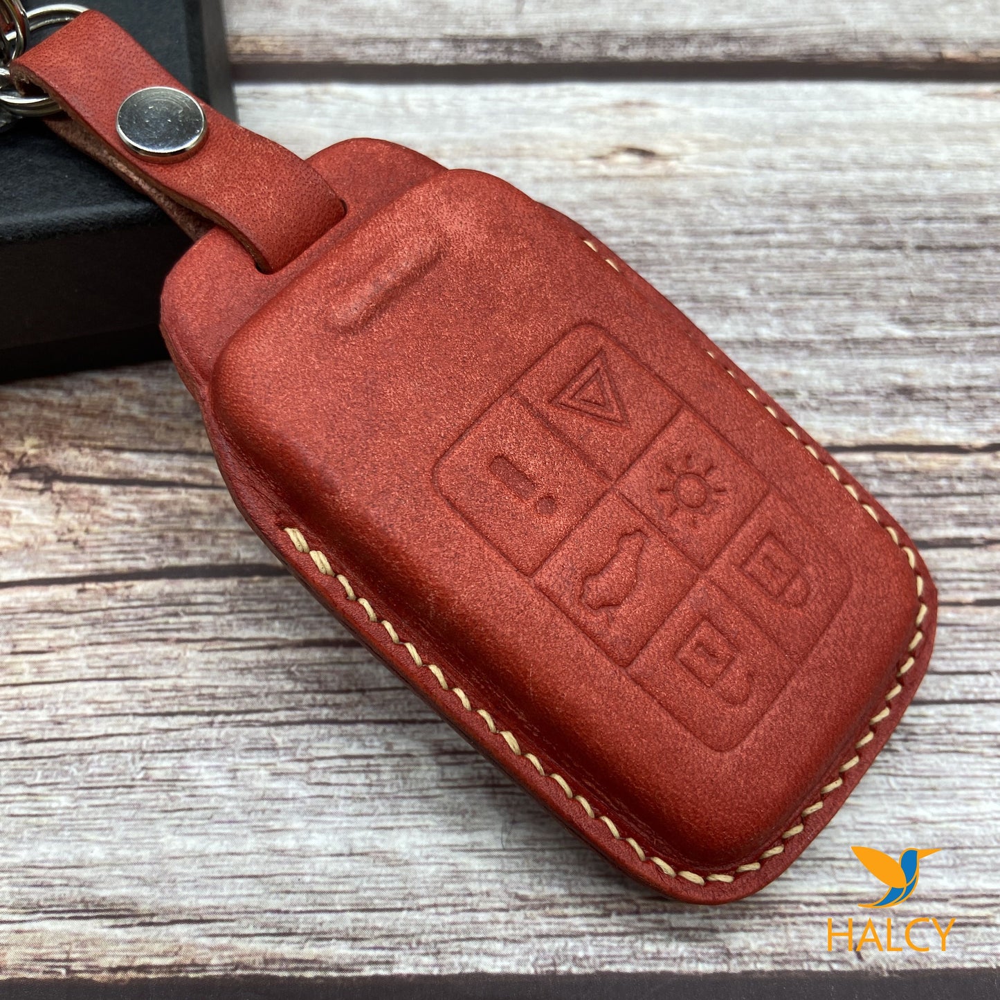Leather Key Case for 2020-2025 S60, S90, XC60, XC90, EX30, EX90 - Custom Fob Gift