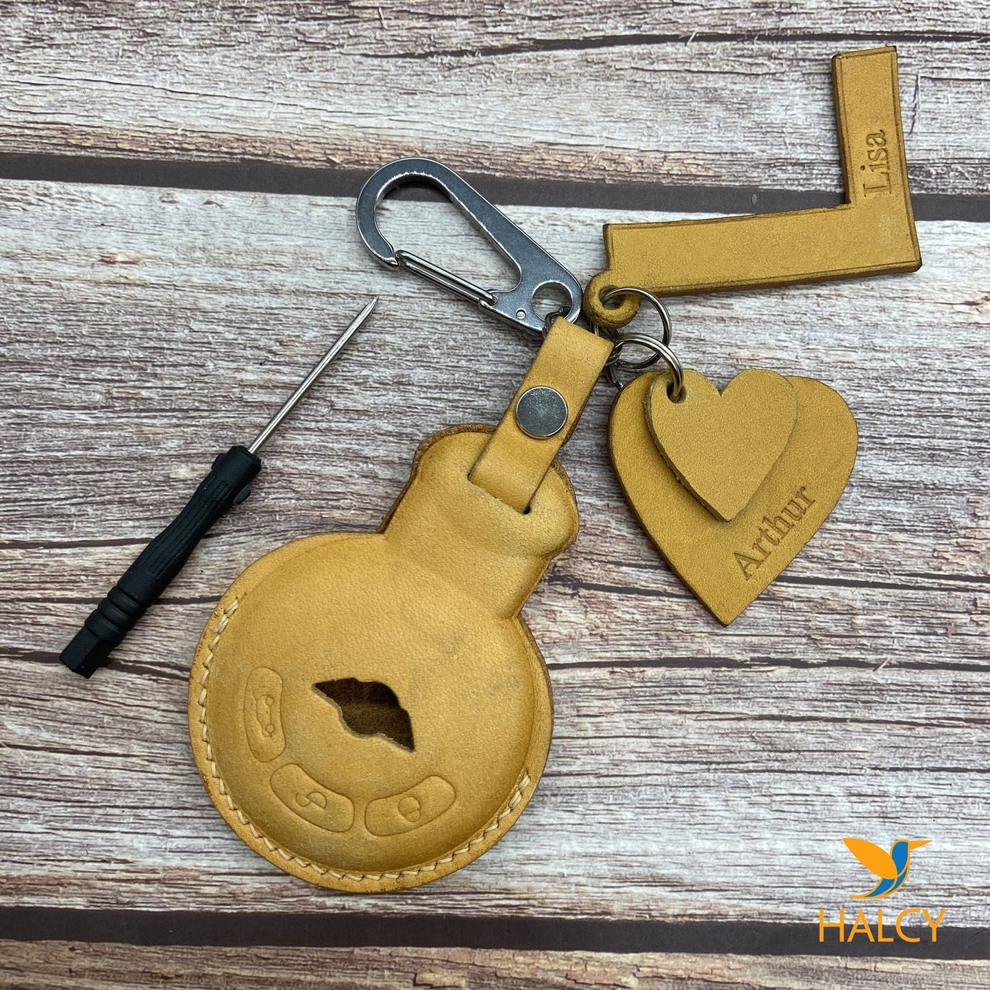 Leather Key Case for 2020-2025 Cooper, JCW, Convertible, Countryman, SE - Custom Fob Gift