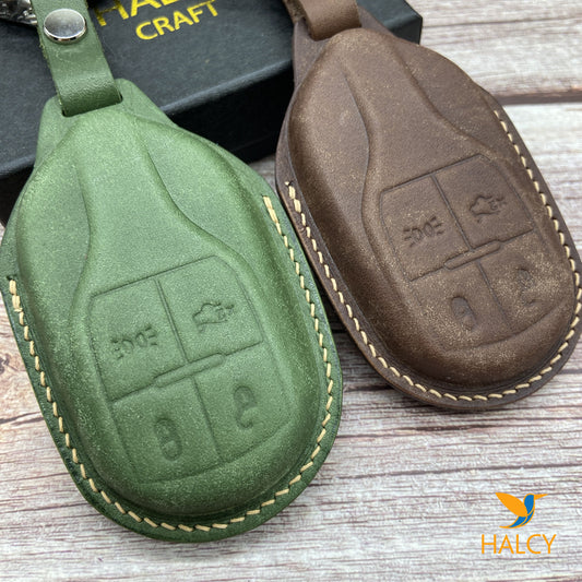 Leather Car Key Fob Cover For Maserati