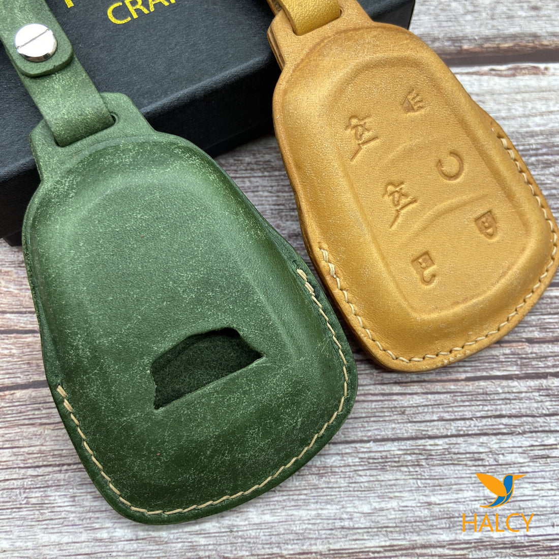 Leather Key Case for 2020-2025 CT4, CT5, XT5, XT6, Escalade, Lyriq, Optiq - Custom Fob Gift