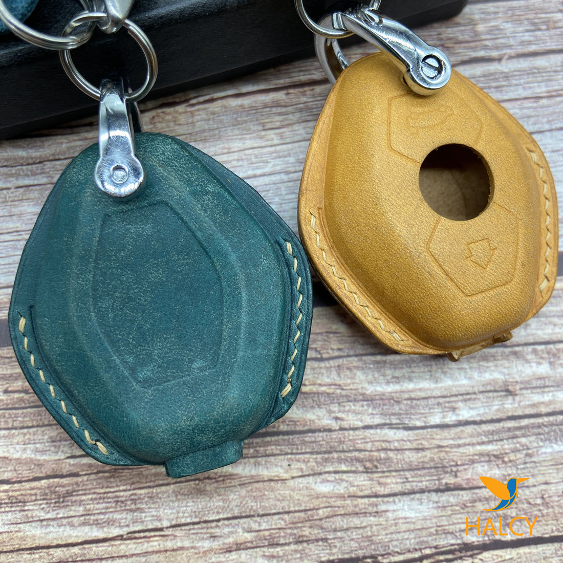 Leather Key Case for 2020-2025 3 Series, 5 Series, X3, X5, M3, M5, i4 - Custom Fob Gift