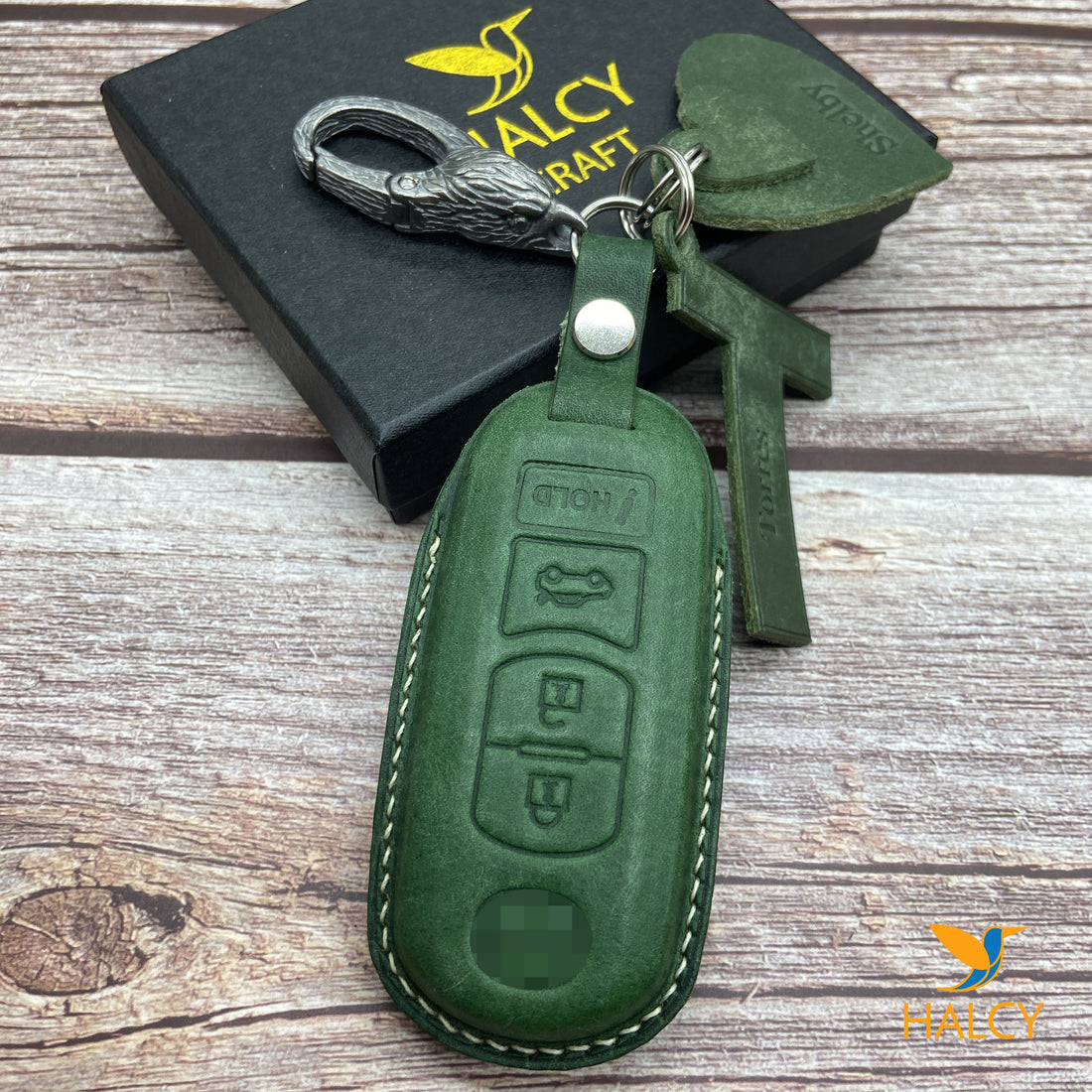Leather Key Case for 2020-2025 Mazda3, MX-5, CX-5, CX-50, CX-70, CX-90 - Custom Fob Gift