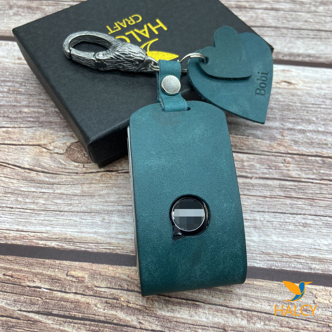 Leather Key Case for 2020-2025 S60, S90, XC60, XC90, EX30, EX90 - Custom Fob Gift