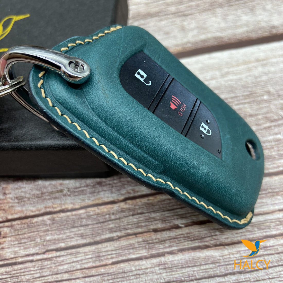 Leather Key Case for 2020-2025 RAV4, Corolla, Tacoma, GR86, Prius - Custom Fob Gift