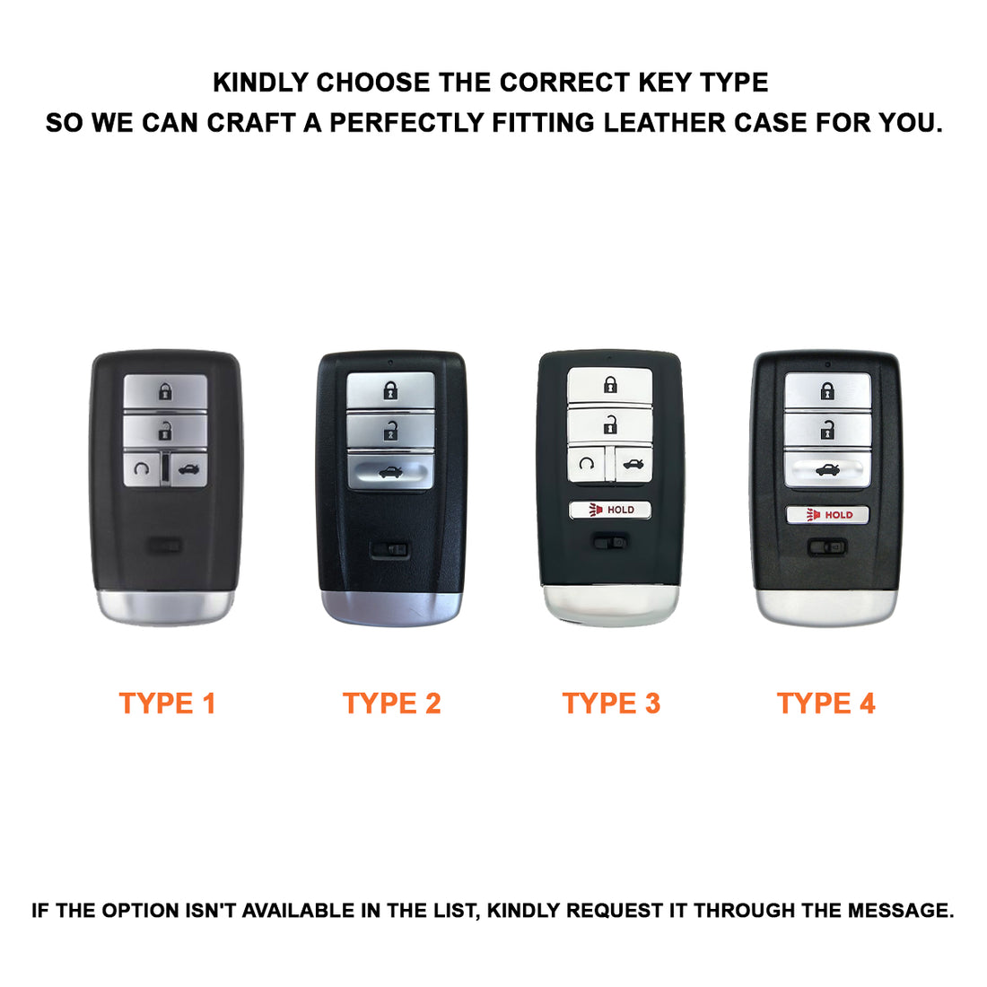 Leather Key Case for 2020-2025 Integra, TLX, RDX, MDX, ZDX - Custom Fob Gift