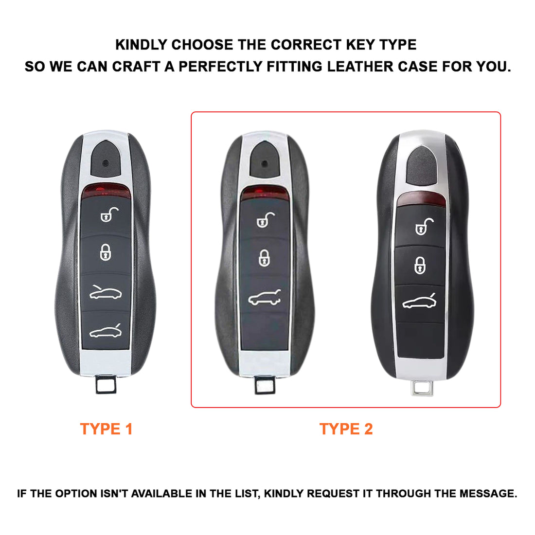 Leather Key Case for 2020-2025 911, Panamera, Taycan, Cayenne, Macan, Boxster - Custom Fob Gift