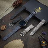 Python Leather Watch strap with quick-release spring bars. Choice of Width - 16mm, 18mm, 20mm, 22mm, 24mm, Etc..