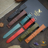 Pueblo leather Watch strap with quick-release spring bars. Choice of Width - 16mm, 18mm, 20mm, 22mm, 24mm, Etc..