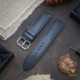 Vache Hunter Leather Watch strap with quick-release spring bars. Choice of Width - 16mm, 18mm, 20mm, 22mm, 24mm, Etc..