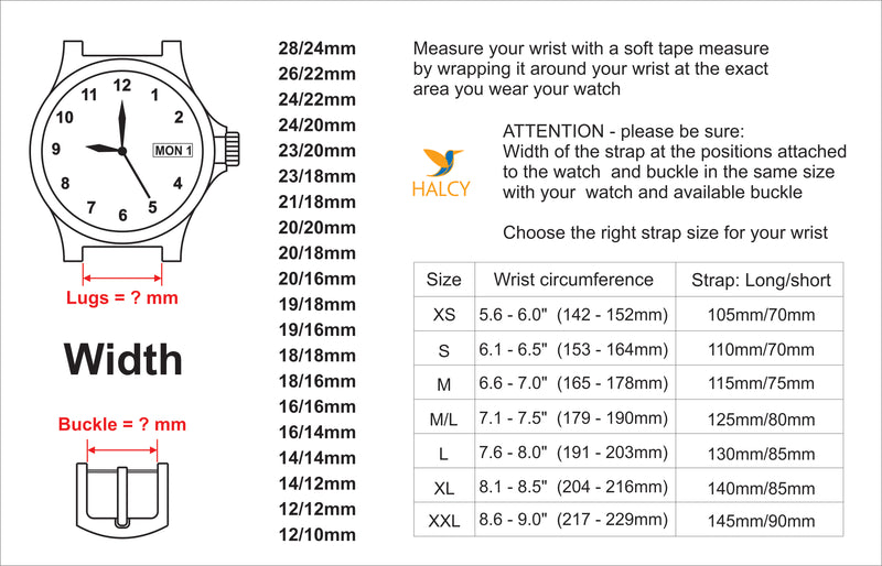 Italian Vegetable tanned Cowhide Leather  Watch strap with quick-release spring bars. Choice of Width - 16mm, 18mm, 20mm, 22mm, 24mm, Etc..