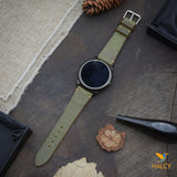 Pueblo leather Watch strap with quick-release spring bars. Choice of Width - 16mm, 18mm, 20mm, 22mm, 24mm, Etc..