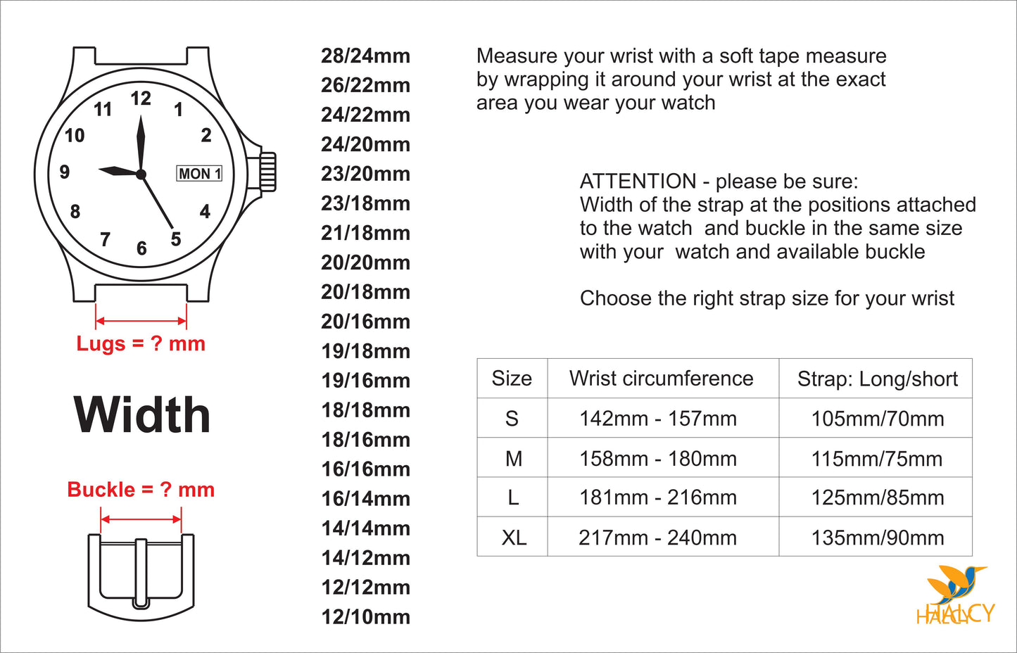 Italian Vegetable tanned Cowhide Leather  Watch strap with quick-release spring bars. Choice of Width - 16mm, 18mm, 20mm, 22mm, 24mm, Etc..