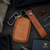 Leather Car Key Fob Cover Fit for Lexus ES350, GS, IS350,  LX570,  NX200t, NX300h, RC300,  RCF, RX350,  RX450h, Personalized Keychain