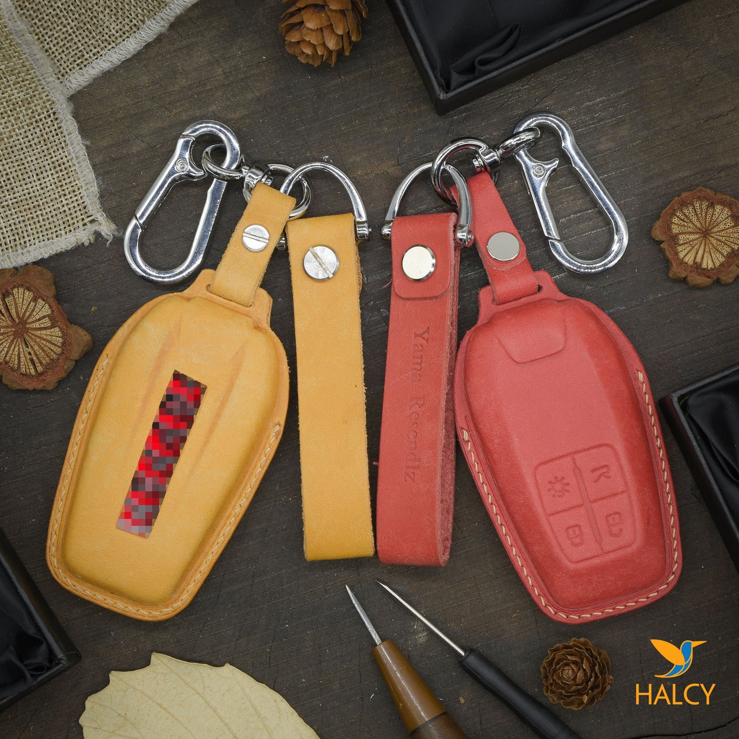 Key Fob Cover Fit Ror Ferrari Roma / F8 / 488 / Portofino / 812 / SF90 / ST90 / 458 / F430, Personalized Keychain