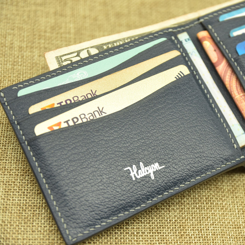 Stingray leather bifold wallet