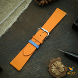 Swift Calf Leather Watch strap with quick-release spring bars. Choice of Width - 16mm, 18mm, 20mm, 22mm, 24mm, Etc..