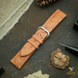 Ostrich Leather Watch strap with quick-release spring bars. Choice of Width - 16mm, 18mm, 20mm, 22mm, 24mm, Etc..