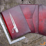 Veg leather passport cover