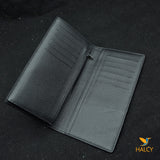 Alligator leather long wallet mens