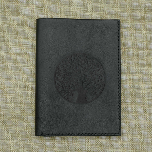 Vachetta leather passport cover