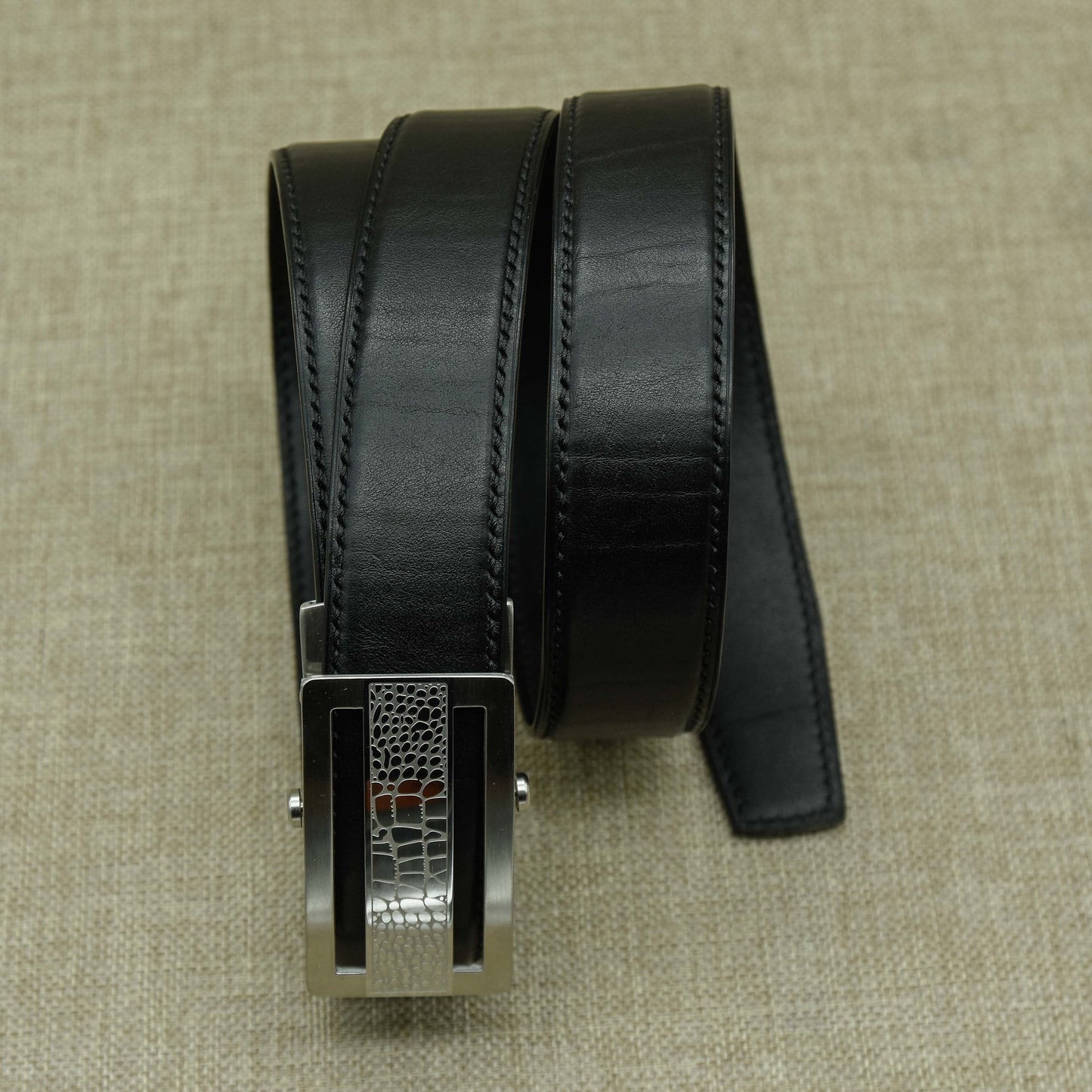 Handcrafted vachetta leather belts