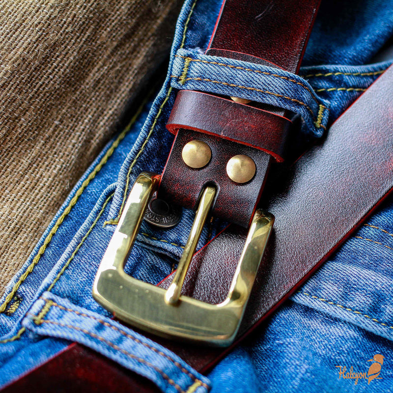 Handcrafted Veg Leather Belts