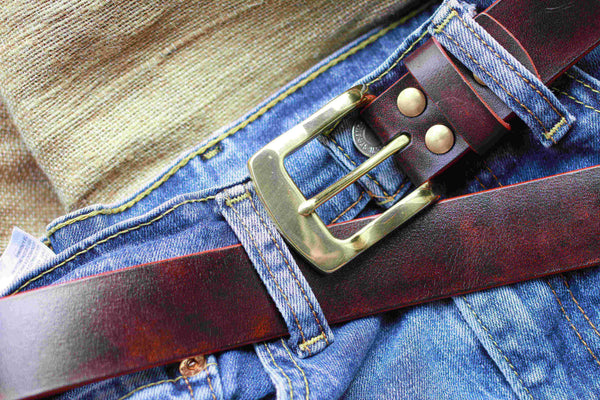 Handcrafted Veg Leather Belts