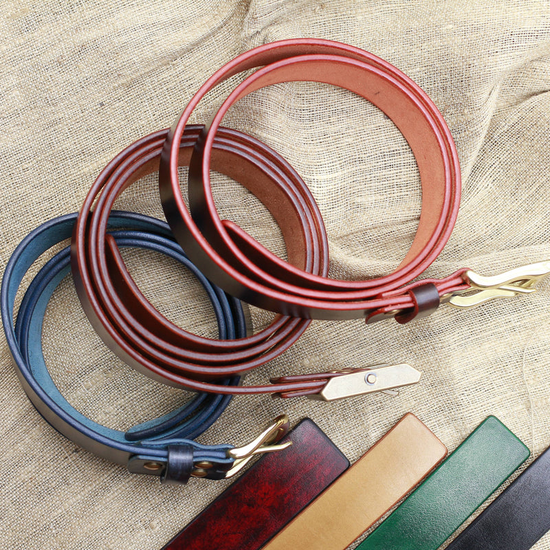 Handcrafted Veg Leather Belts