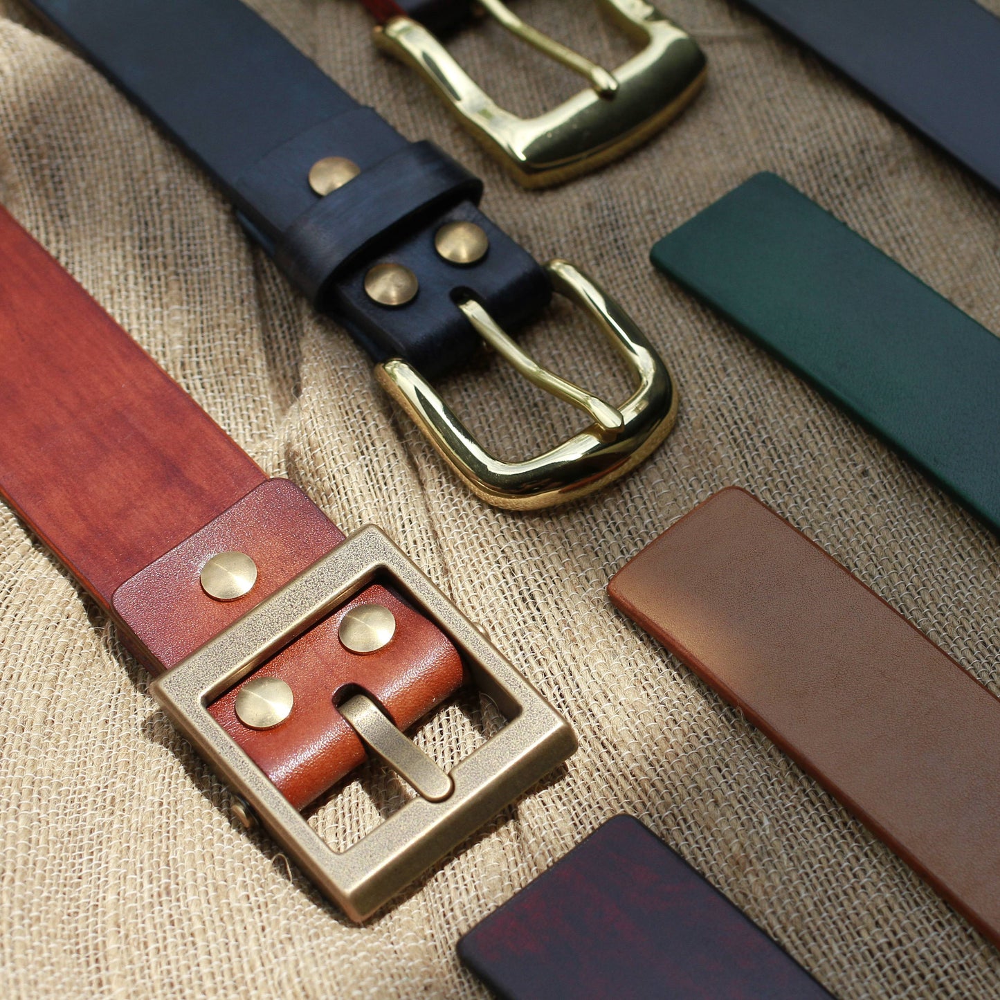 Handcrafted Veg Leather Belts