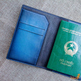 Veg leather passport cover