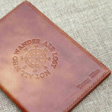 Veg leather passport cover