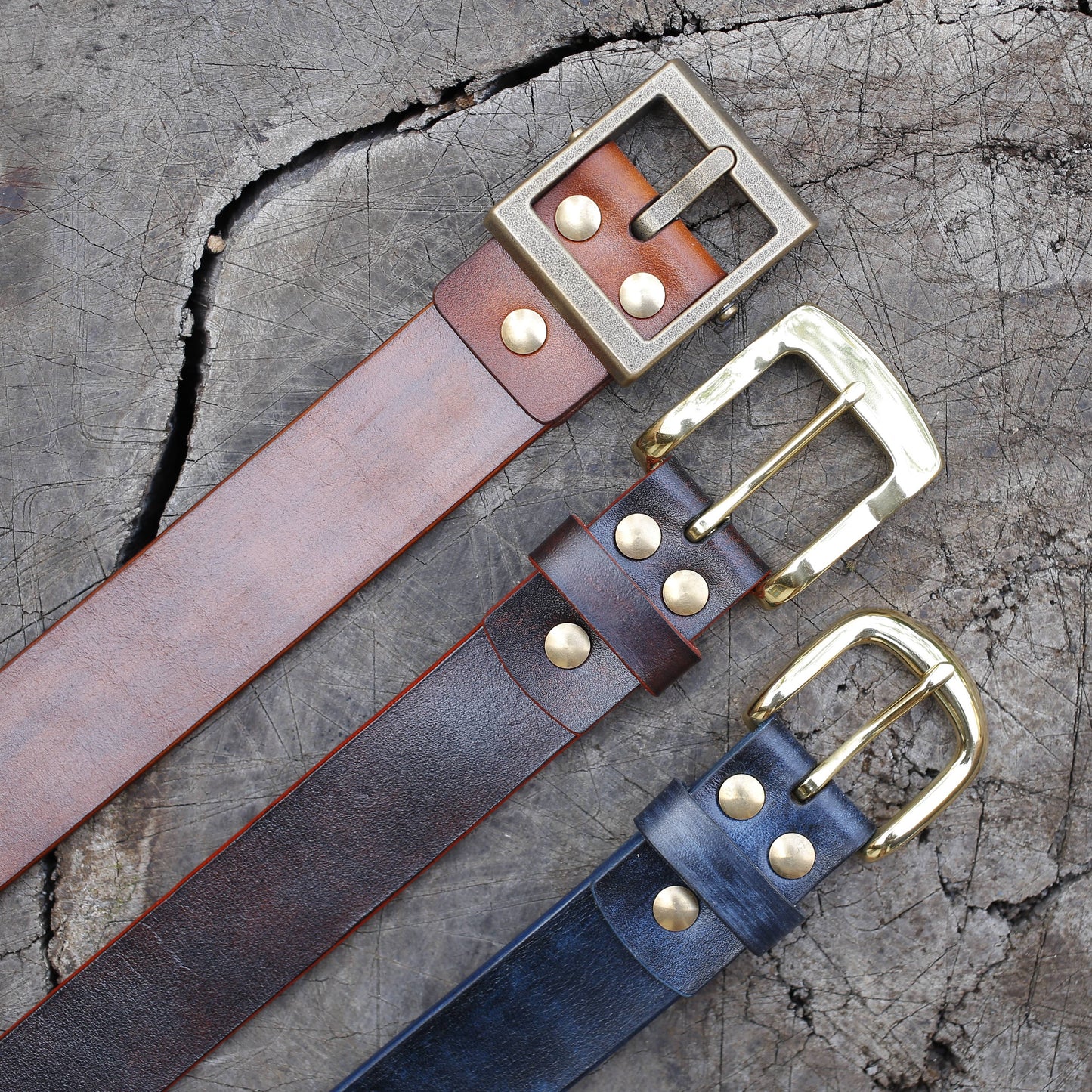 Handcrafted Veg Leather Belts